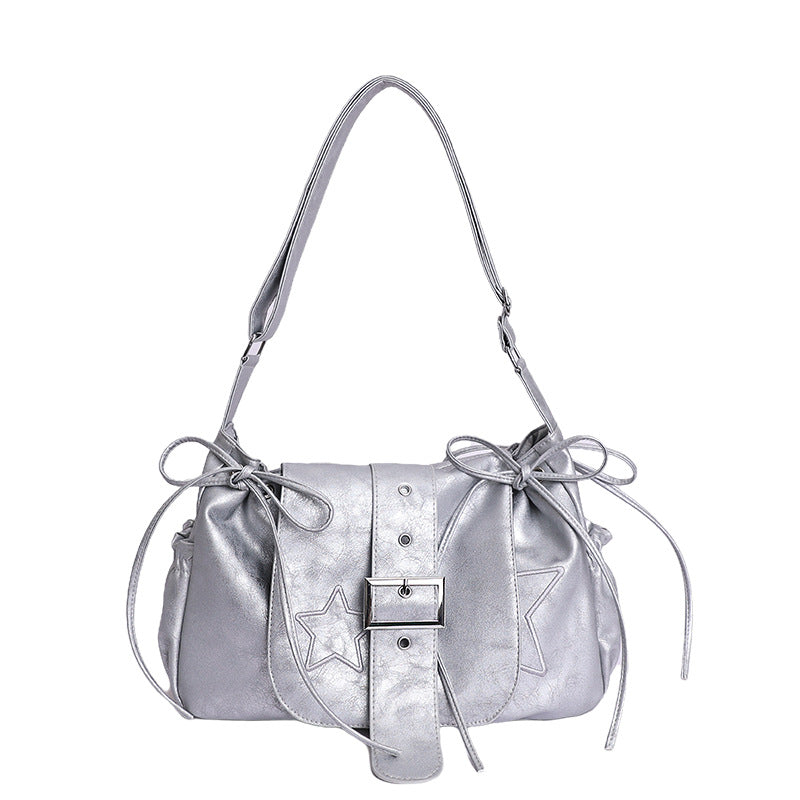 Women's Western Style Fashionable High-grade Niche Commuter Underarm Bag
