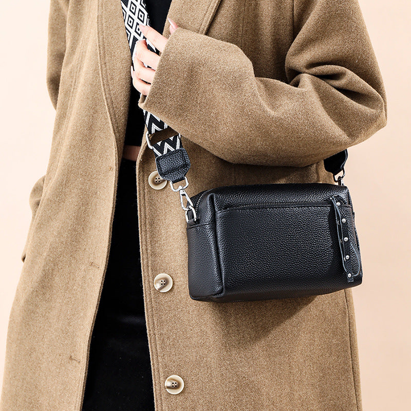 Women's Fashion Top Layer Cowhide Large Capacity Bags