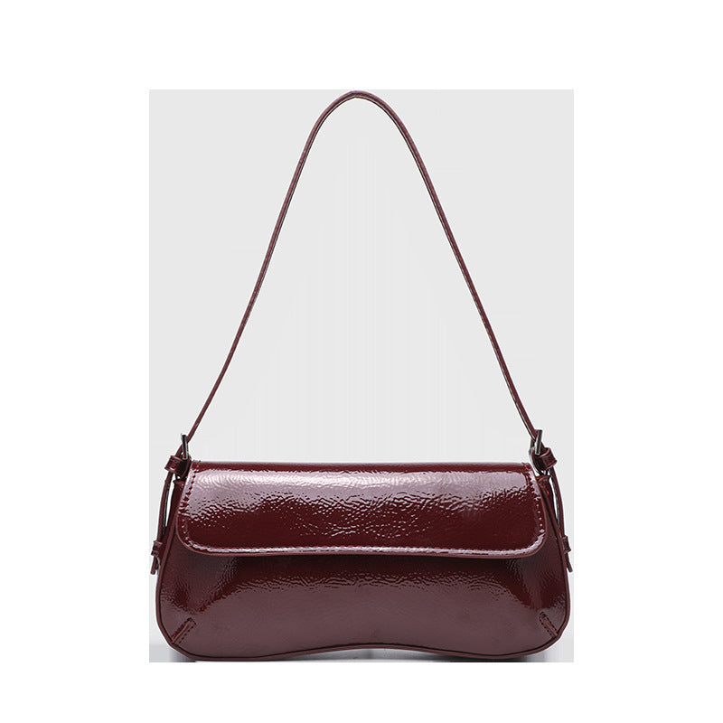 Baguette Spring Idle Style Fashion Simple Commute Flip Underarm Bag