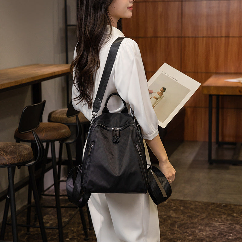 Women's Stylish Lightweight Large Capacity Simple Oxford Women's Backpack