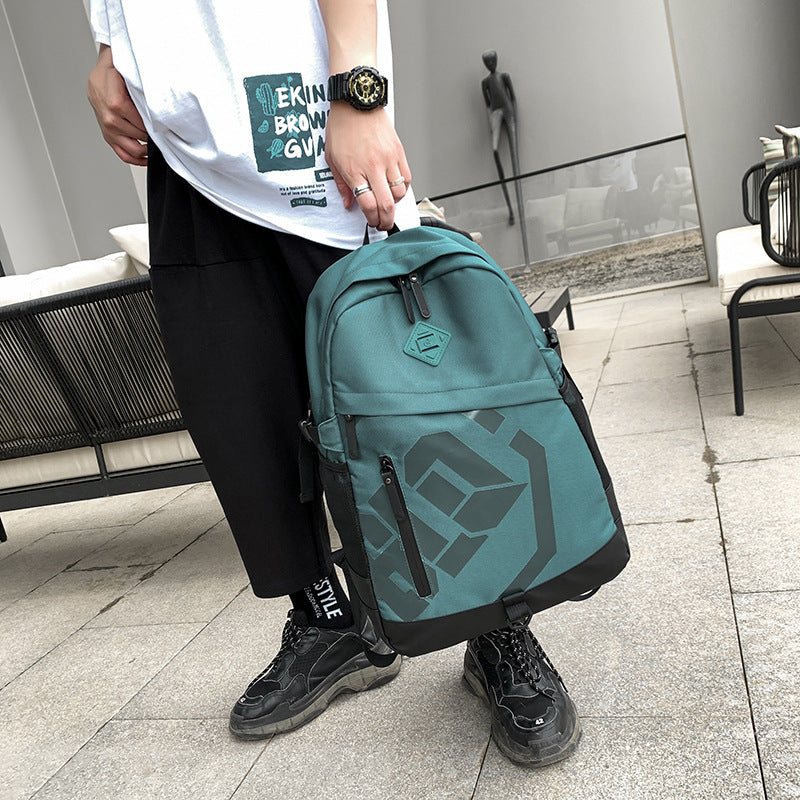 Men's Trendy Korean Fashion Early High Leisure Backpack