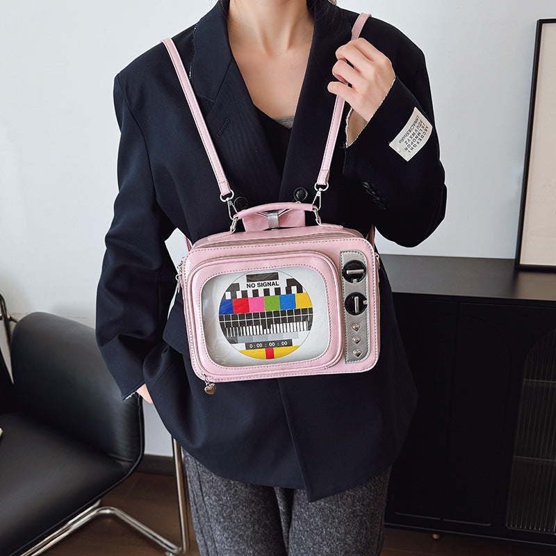 Women's Sweet Cool Tv Style Personalized Cartoon Women's Backpack
