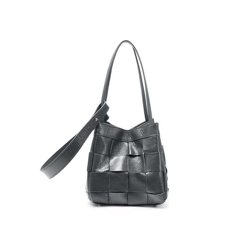 Women's Cowhide Hand-woven High-grade Genuine Leather Vegetable Women's Handbag