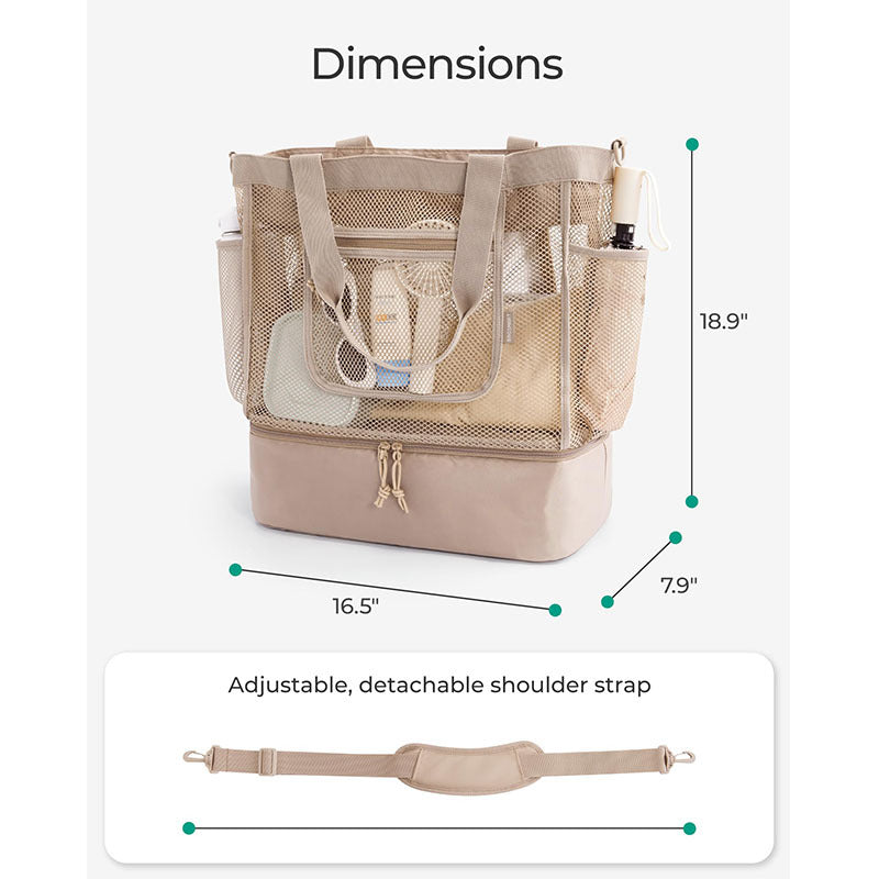 Zipper Pocket Large Capacity Foldable Suitable For Bags