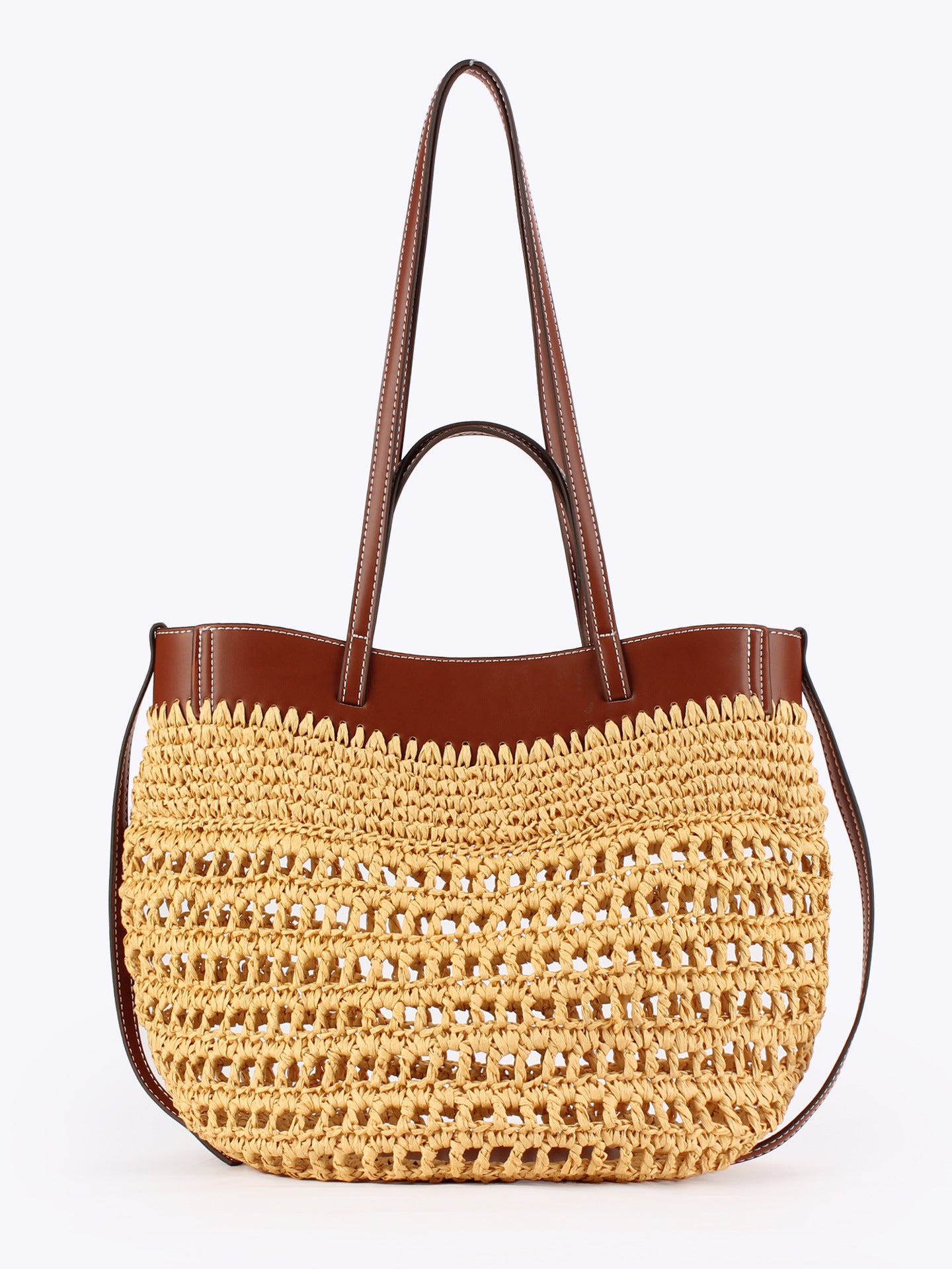 Women's Hand-woven Seaside Vacation Daily Leisure Commute Women's Shoulder Bag