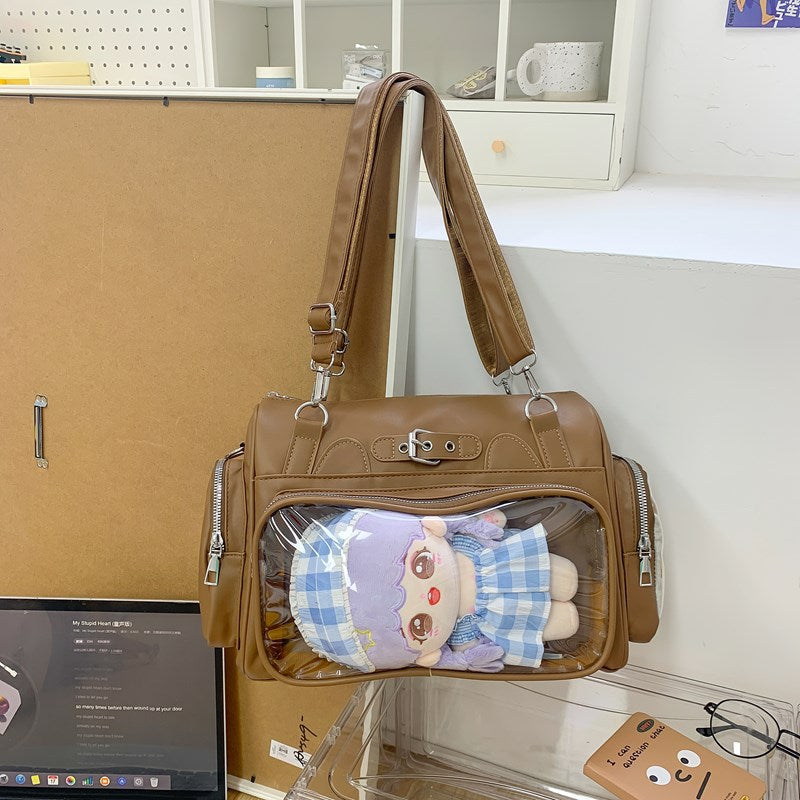 Transparent Pain Large Amount Of Food Daily Bar Handbags