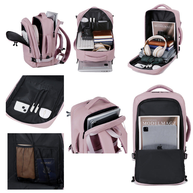 Comfortable Pretty Capacity Large Waterproof Computer Business Backpack