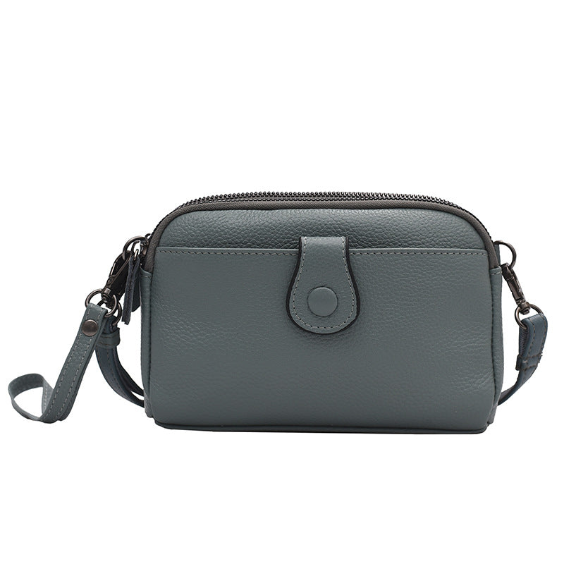 Women's Mini First Layer Cowhide Version Leather Women's Messenger Bag