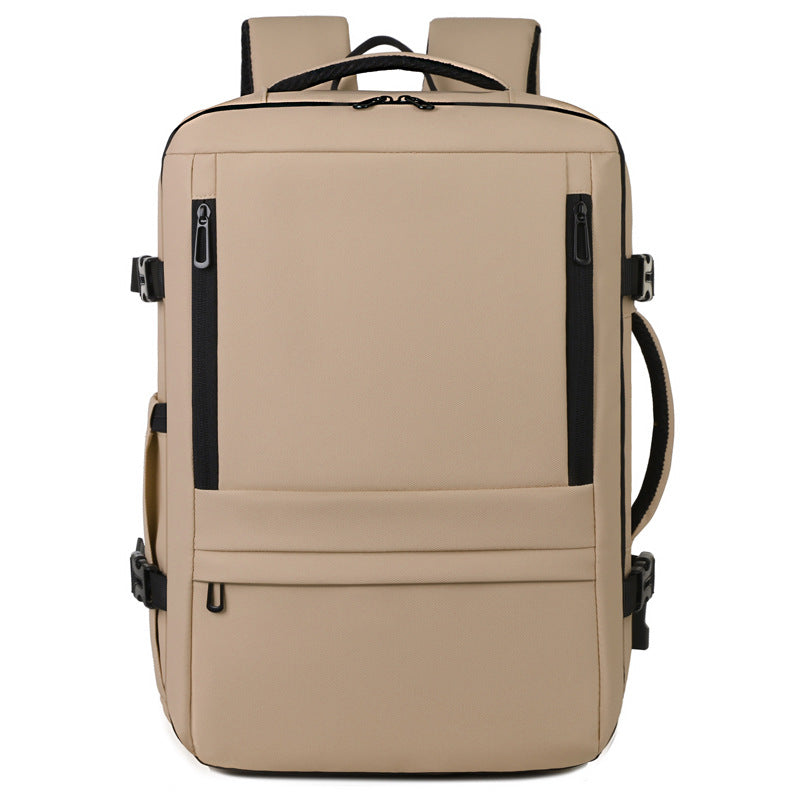 Men's Large Capacity Expandable Advanced Fashion Waterproof Commuter Business Backpack