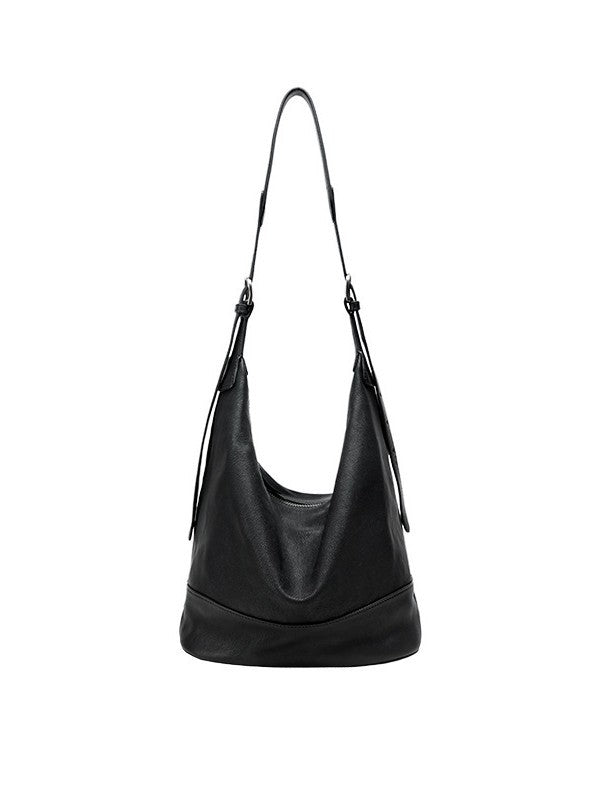 Plaid Tatami Vegetable Tanned Sheepskin Binaural Female Bucket Bag