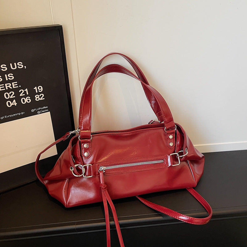 Fashion Large Capacity Commuter Spring Retro Minority Women's Shoulder Bag