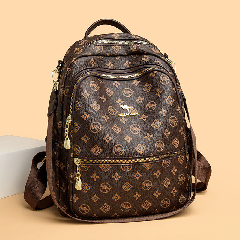 Women's Fashion Trend Printed Large Capacity Women's Backpack