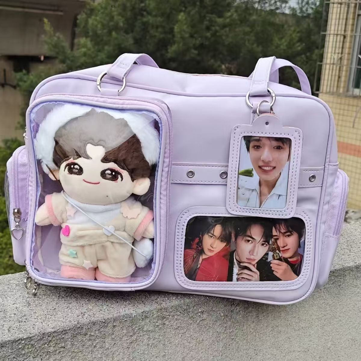 Light Cartoon Doll Large Capacity Two Shoulders Women's Backpack