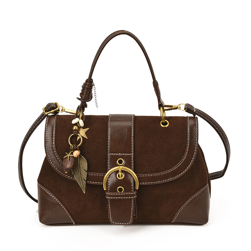 Women's Style Suede Fashionable Large Capacity Commuter Bags