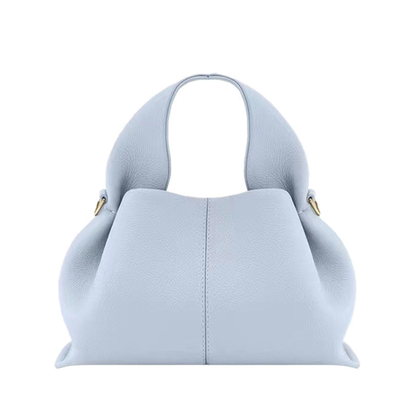 Pauline Cloud French Cowhide Design Dumpling Portable Women's Messenger Bag