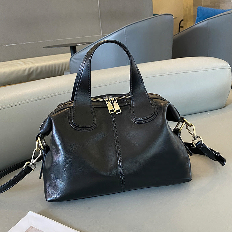 Women's Vegetable Tanning Leather High Sense Vintage Women's Handbag
