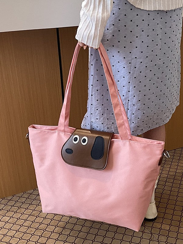Women's Simple Large Capacity Totes Outing Commuter High-grade Tote Bag