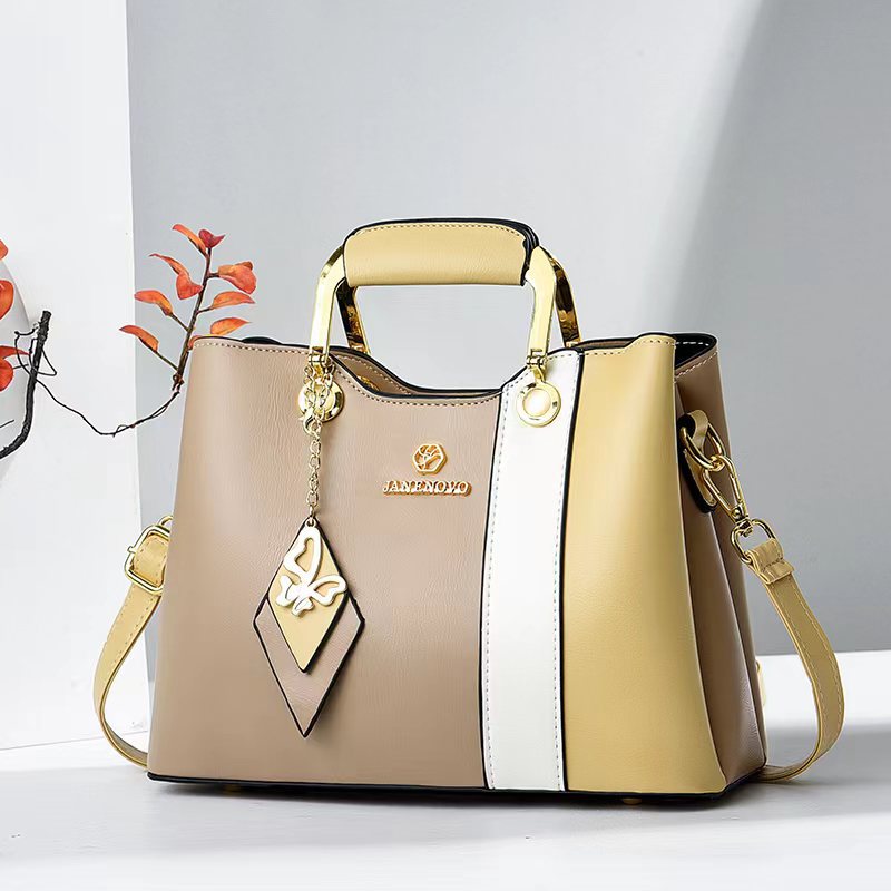 Women's Fashion Color Contrast Elegant Mother Handbags