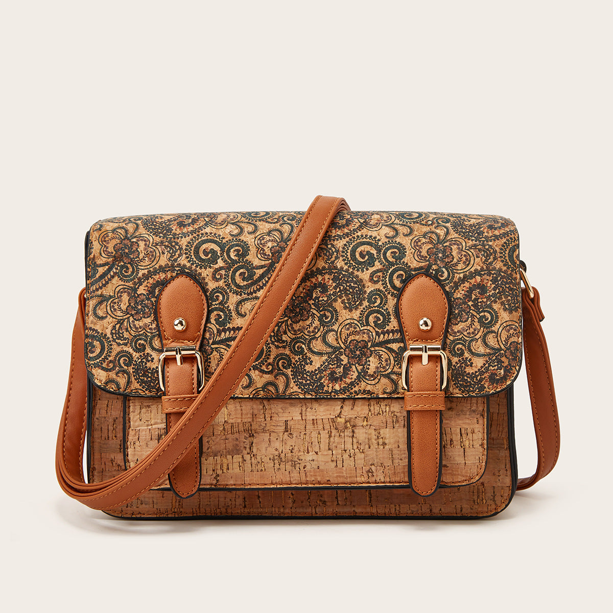 Women's Large Capacity Printed Retro Ethnic Style Women's Messenger Bag