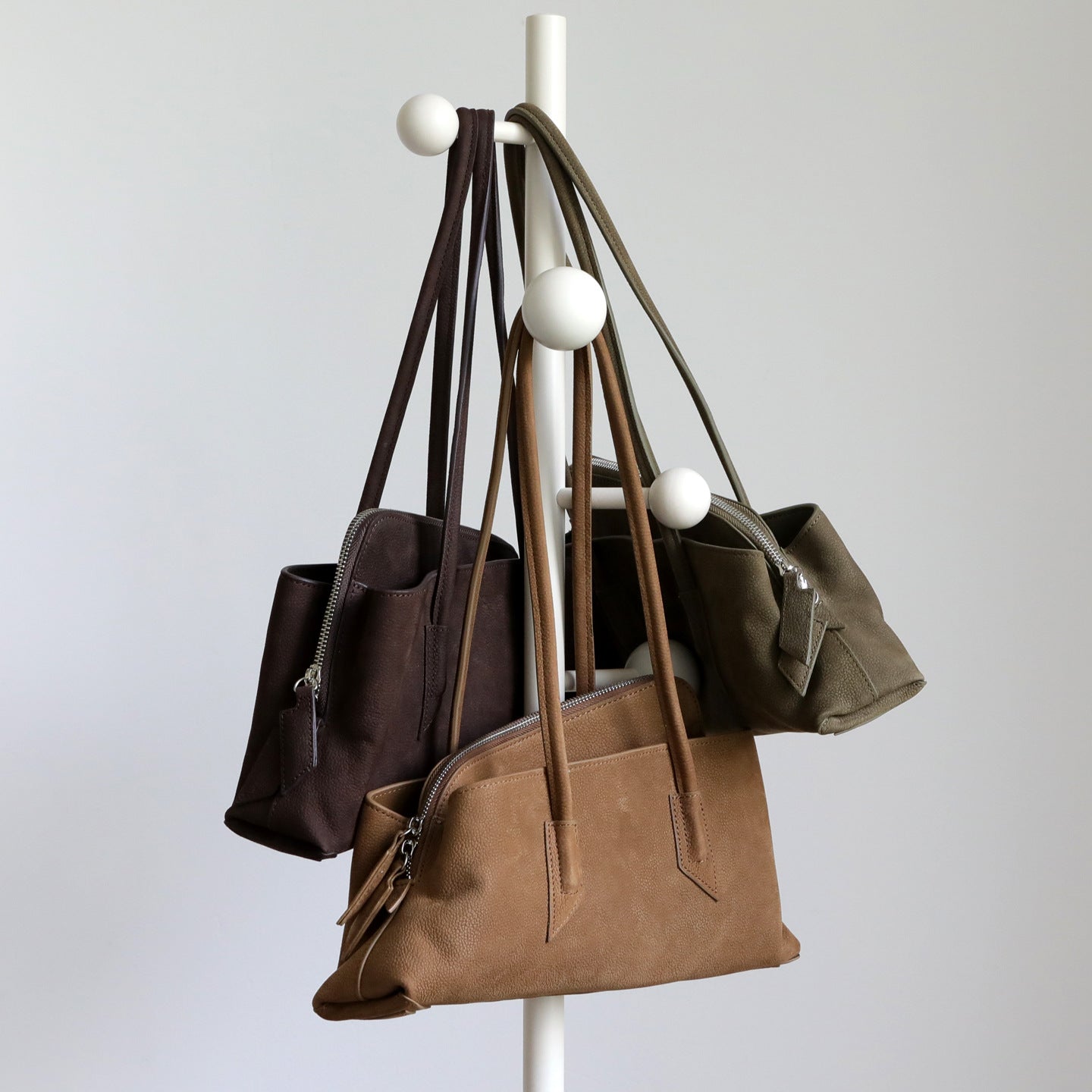 Korean Style Niche Suede Irregular Fashion Loose Feeling Large Capacity Underarm Bag
