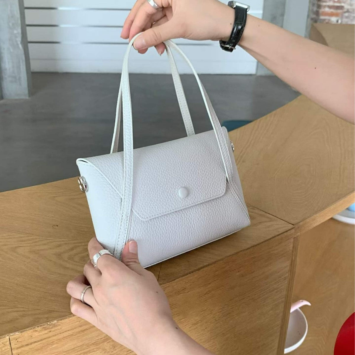 Top Layer Cowhide Envelope Mini Fashion Women's Shoulder Bag