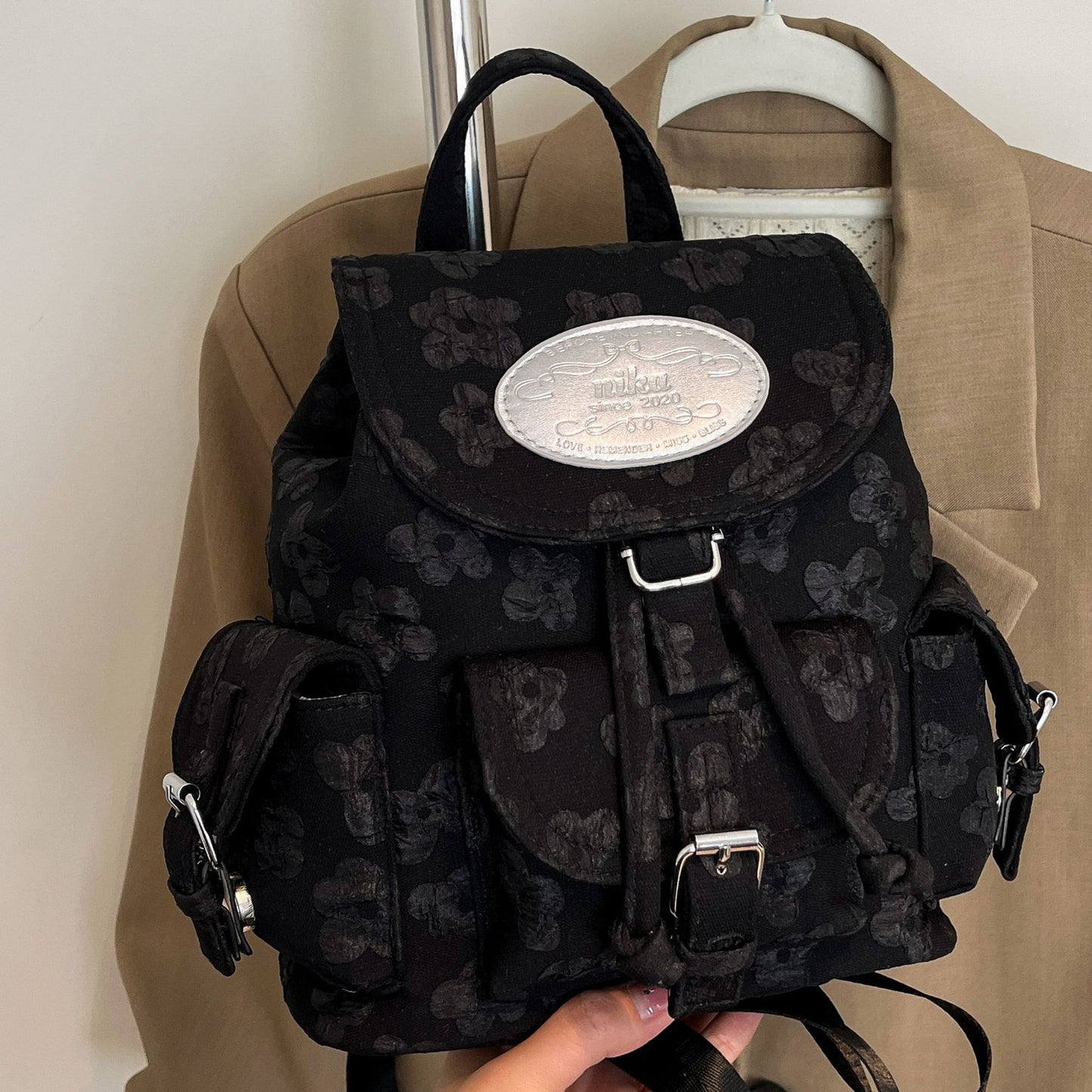 Women's Autumn Floral Large Capacity Advanced Texture Women's Backpack