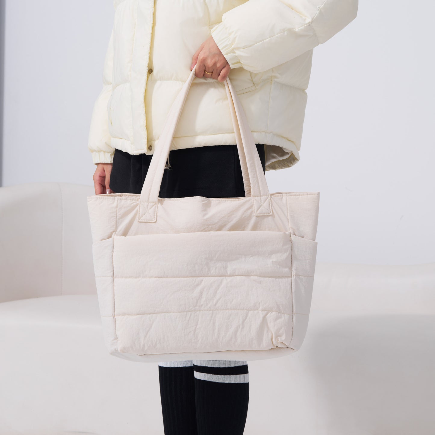 Women's Commuter Lightweight Fashion Cotton Clothes Women's Shoulder Bag