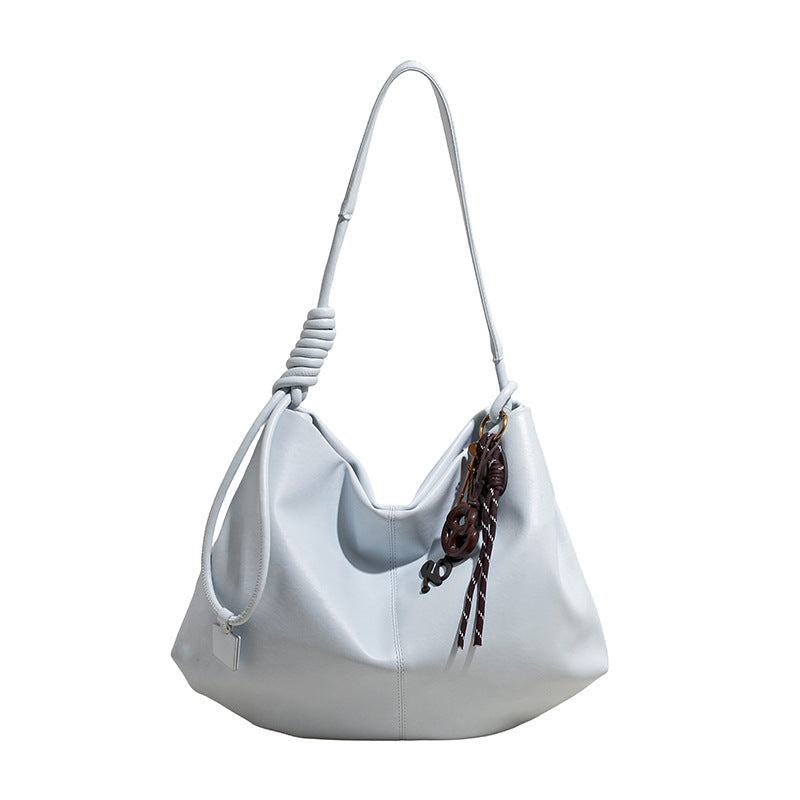 Large Capacity Korean Style Simple Western Lazy Minority Tote Bag