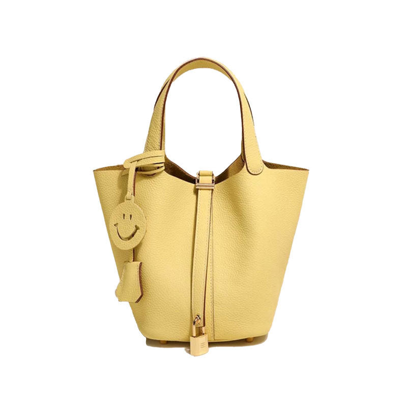 Women's Vegetable Basket Summer Imported Cowhide Handbags