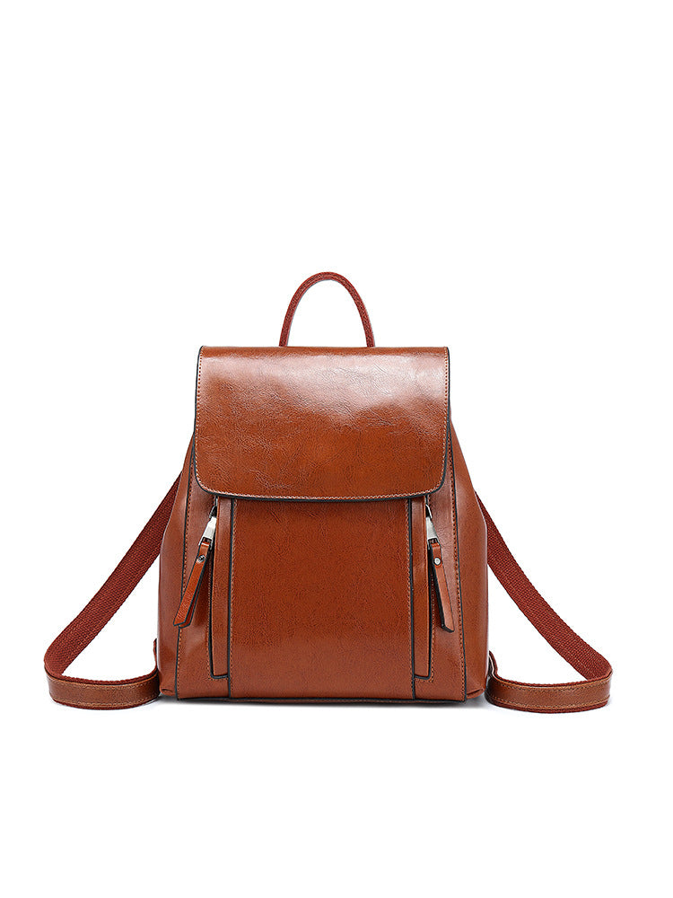 Pretty Women's Join First Layer Cowhide Backpacks