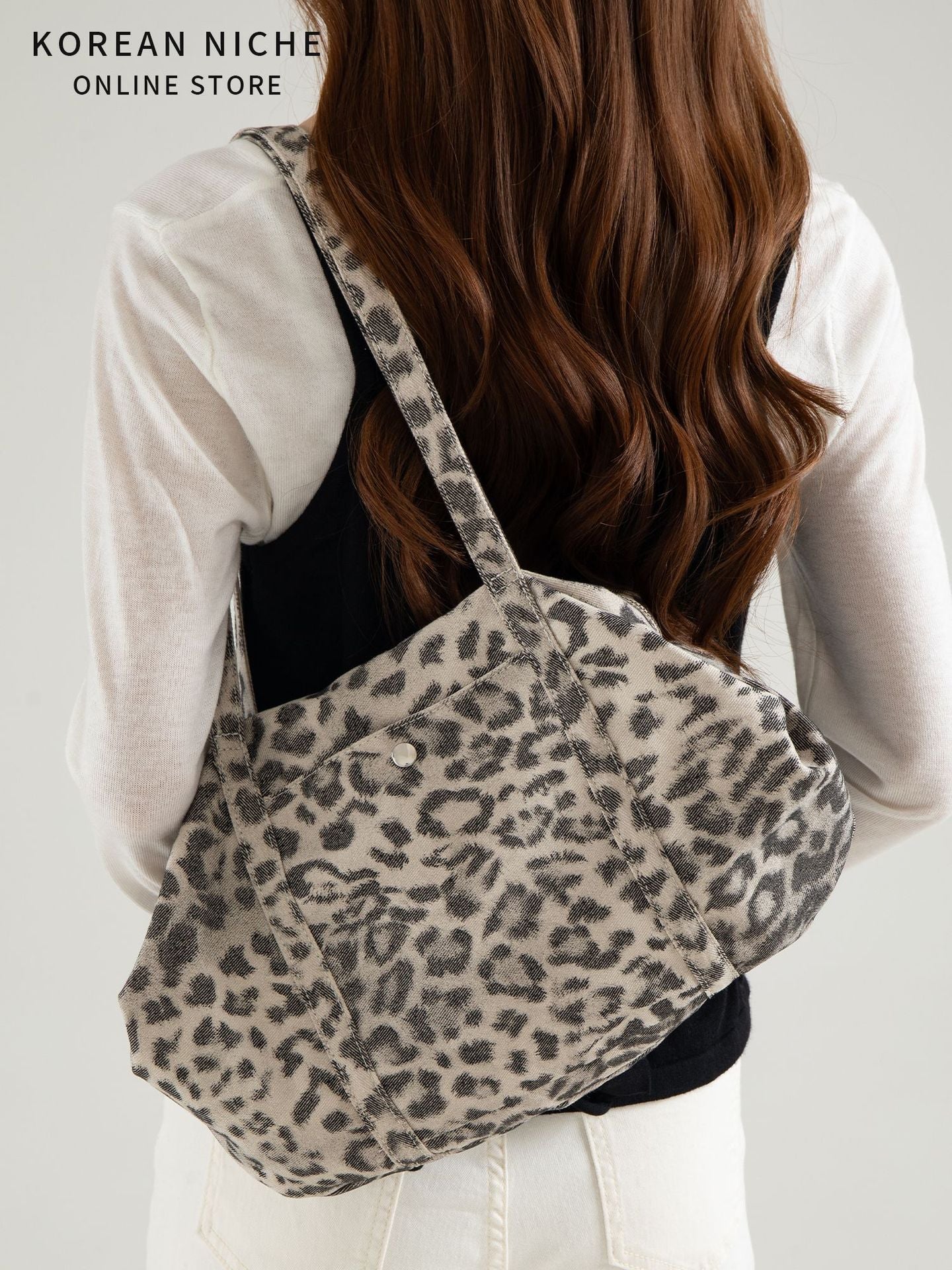 Women's Print Design Large Capacity Commuting Retro Easy Matching Shoulder Bags