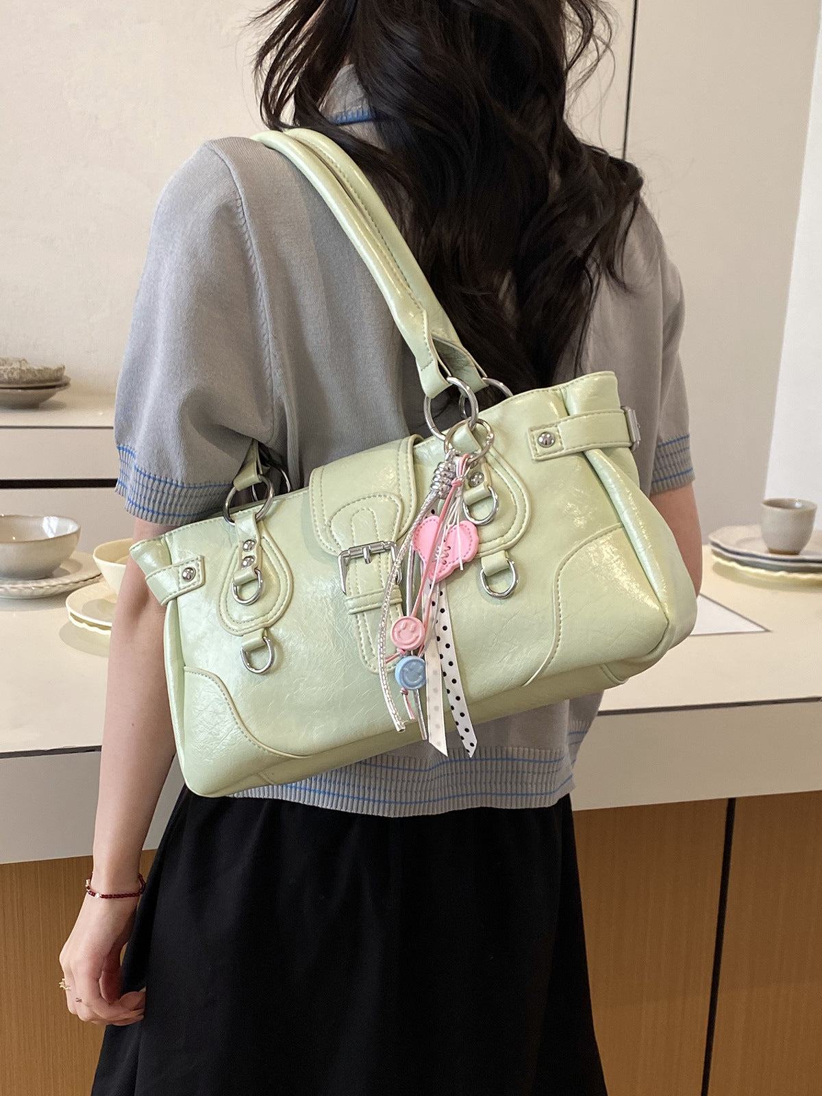 Women's Fashion Commuter Large Capacity High-grade Carrying Underarm Bag