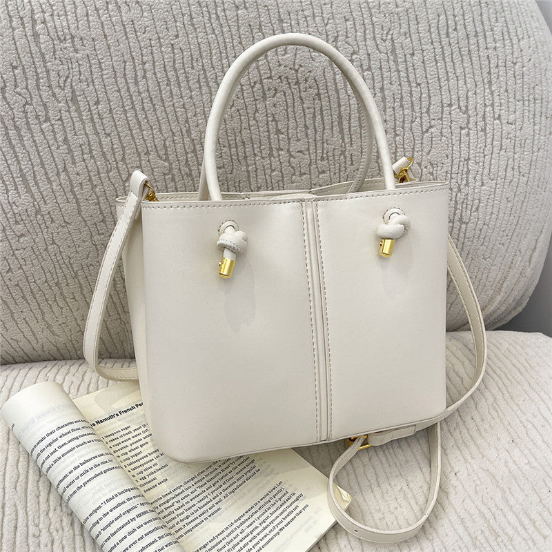 Stylish Women's Design Black Portable Textured Bags