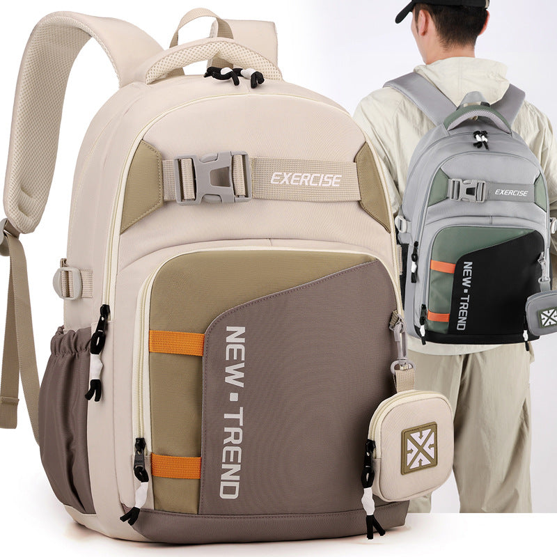 Women's & Men's Lightweight Nylon Traveling Large Capacity Hiking Backpacks