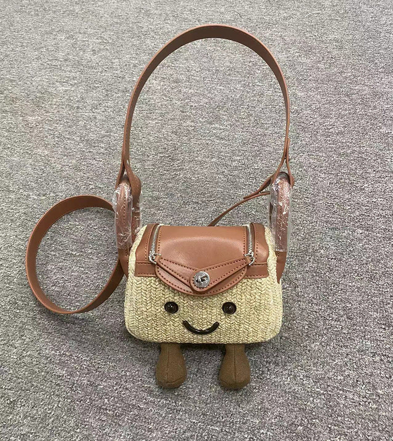 Knock Cute Fluffy Lindy One Portable Bags