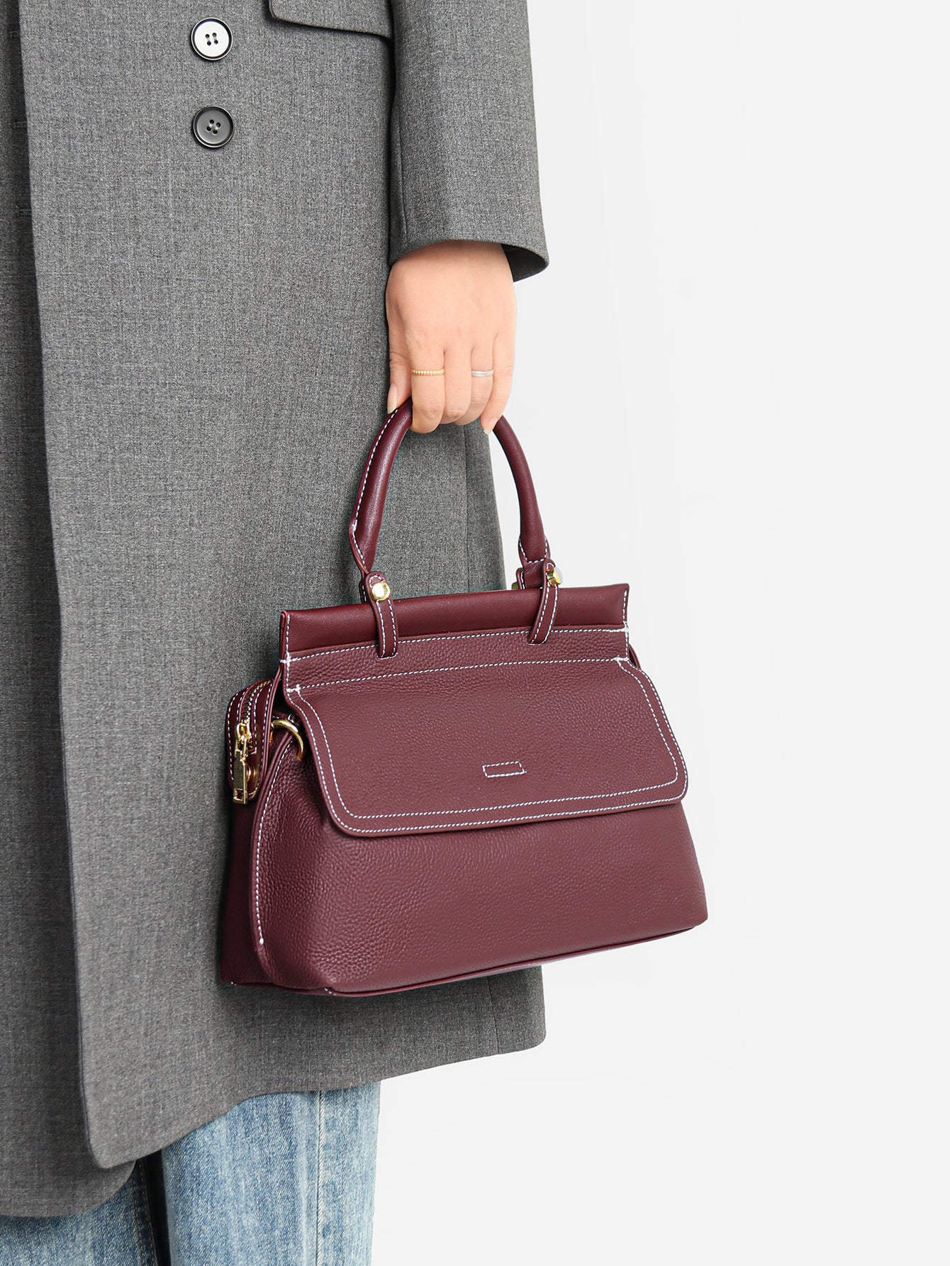Women's Large Capacity Retro Easy Matching Leather Bags
