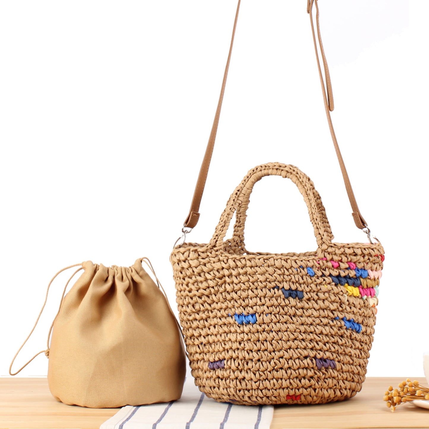 Personality Advanced Trend Seaside Vacation Daily Women's Messenger Bag