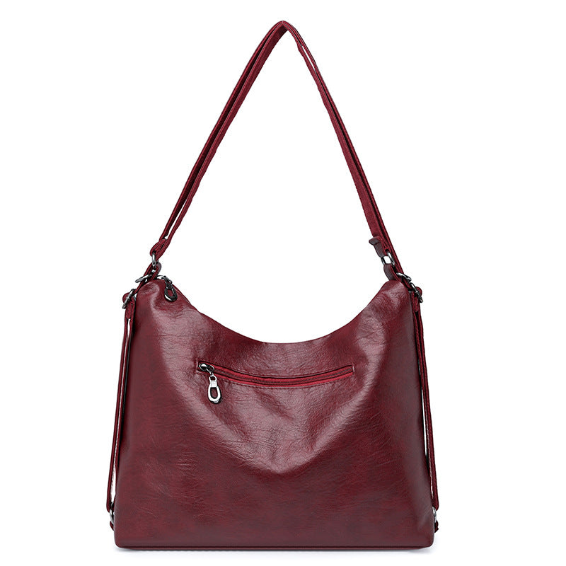 Women's Large Capacity Retro Soft Leather Fashion Shoulder Bags