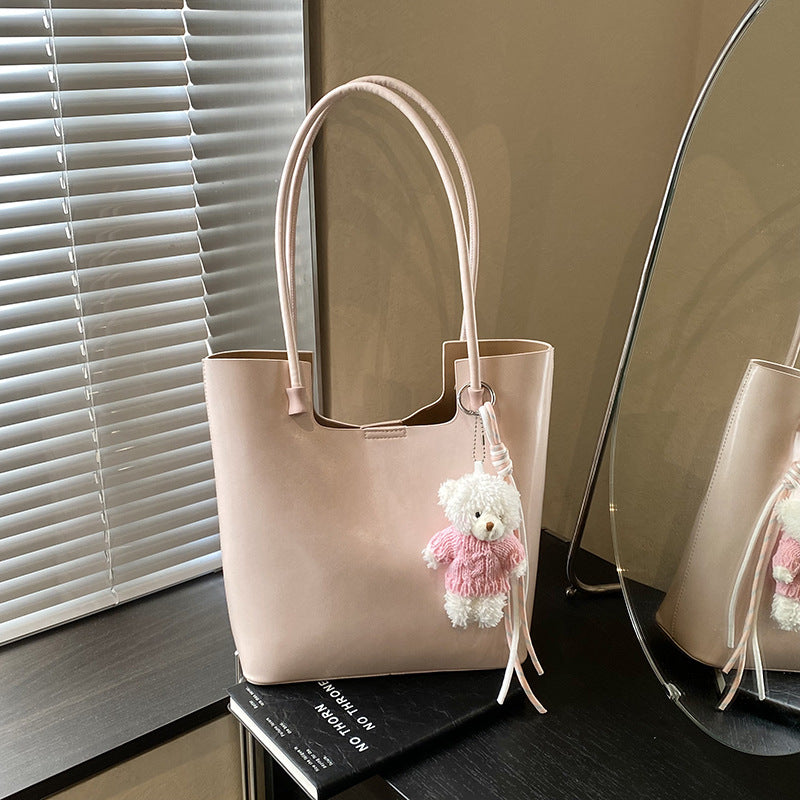 Women's Large Capacity Korean High-grade Fashion Commuter Retro Women's Shoulder Bag