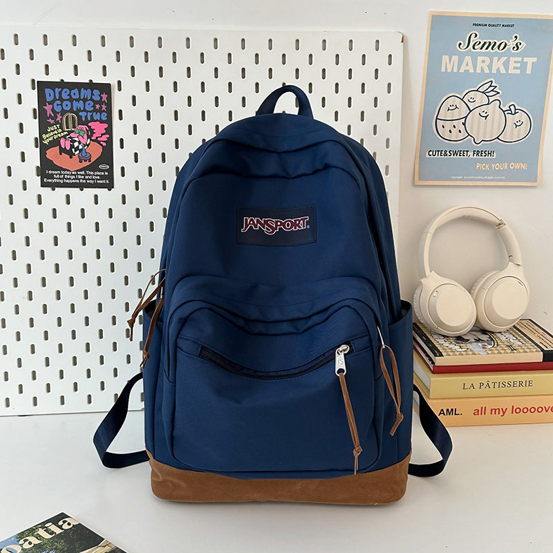 Women's & Men's Fashion Lightweight Solid Color For Junior Women's Backpack