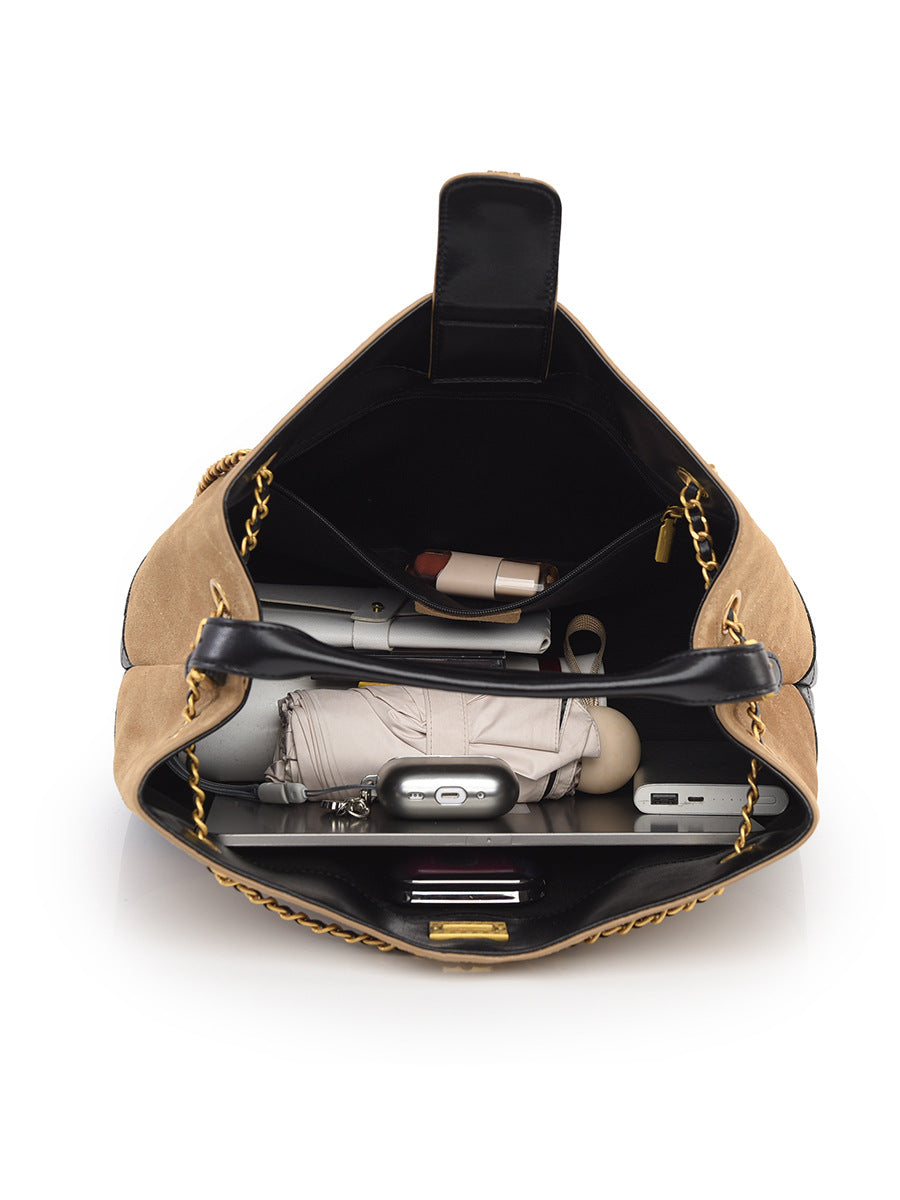 Women's Frosted Retro Fashion High Sense Large Capacity Women's Handbag