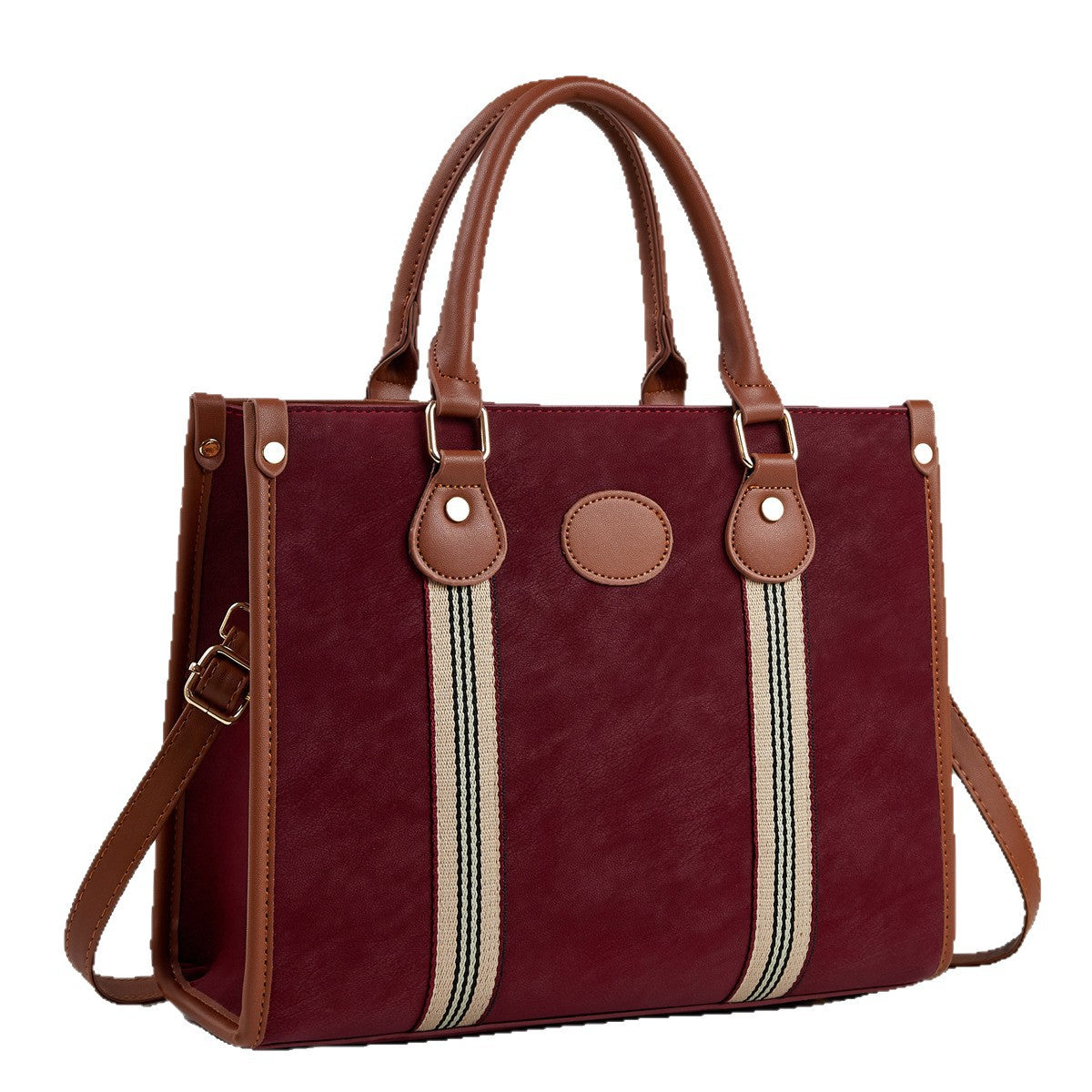 Women's Large Capacity Totes Simple Commute Portable Shoulder Bags
