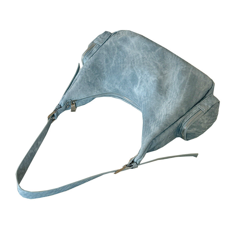 Women's Korean Style Niche Fashion Haulage Motor Underarm Bag