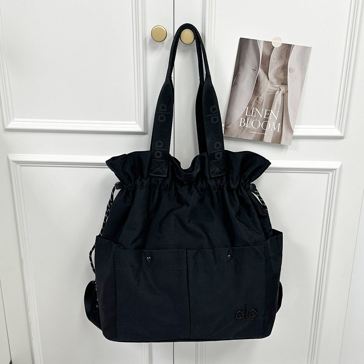 Women's Drawstring Cloud Nylon Large Capacity Fashion Backpacks