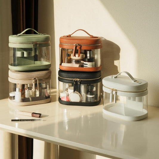 Transparent With Zipper Wash Portable Storage Bags