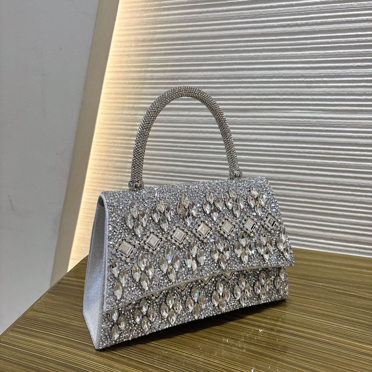 Diamond Light Luxury Portable Dinner Shining Rhinestone Women's Handbag