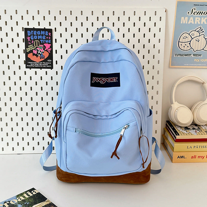 Women's & Men's Fashion Lightweight Solid Color For Junior Women's Backpack