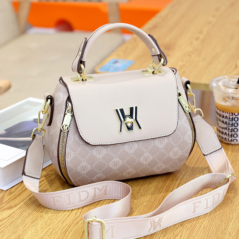 Women's Textured Apple Simple Elegant Large Capacity Bags