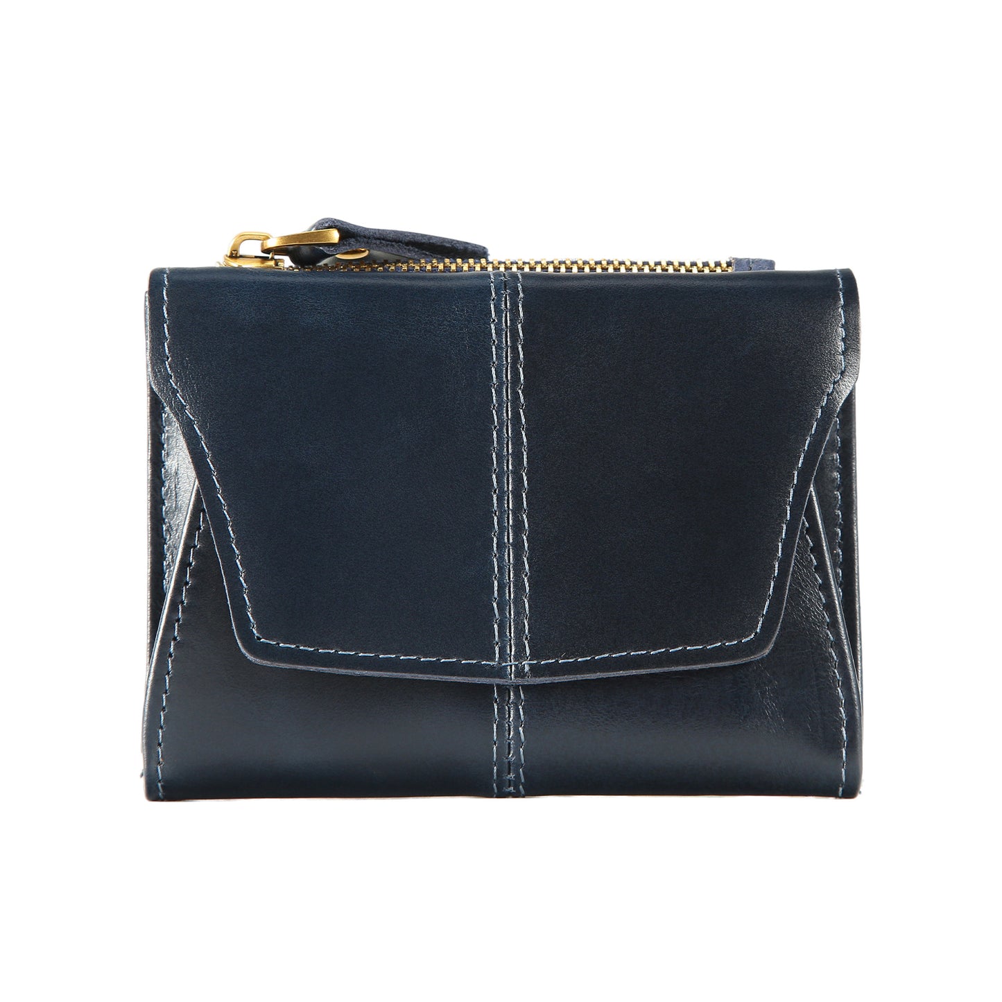 Women's & Men's Portable First Layer Cowhide Mini Clutch Card Holder