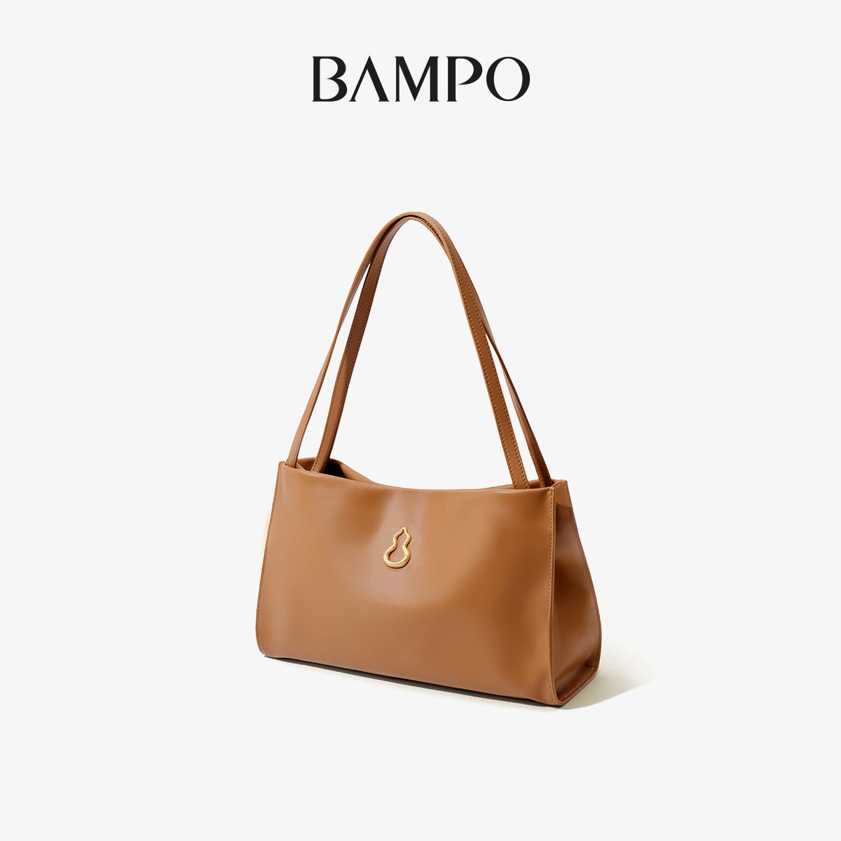 Women's Closed Toe Layer Leather Commuter Gourd Tote Bags